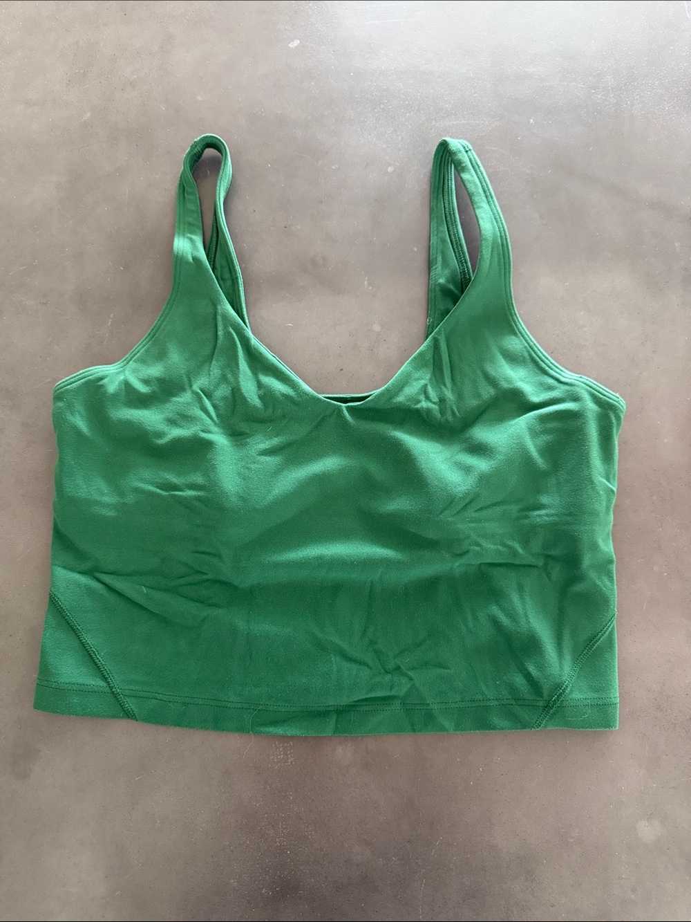lululemon athletica Align Emerald Green Crop Sports Bra